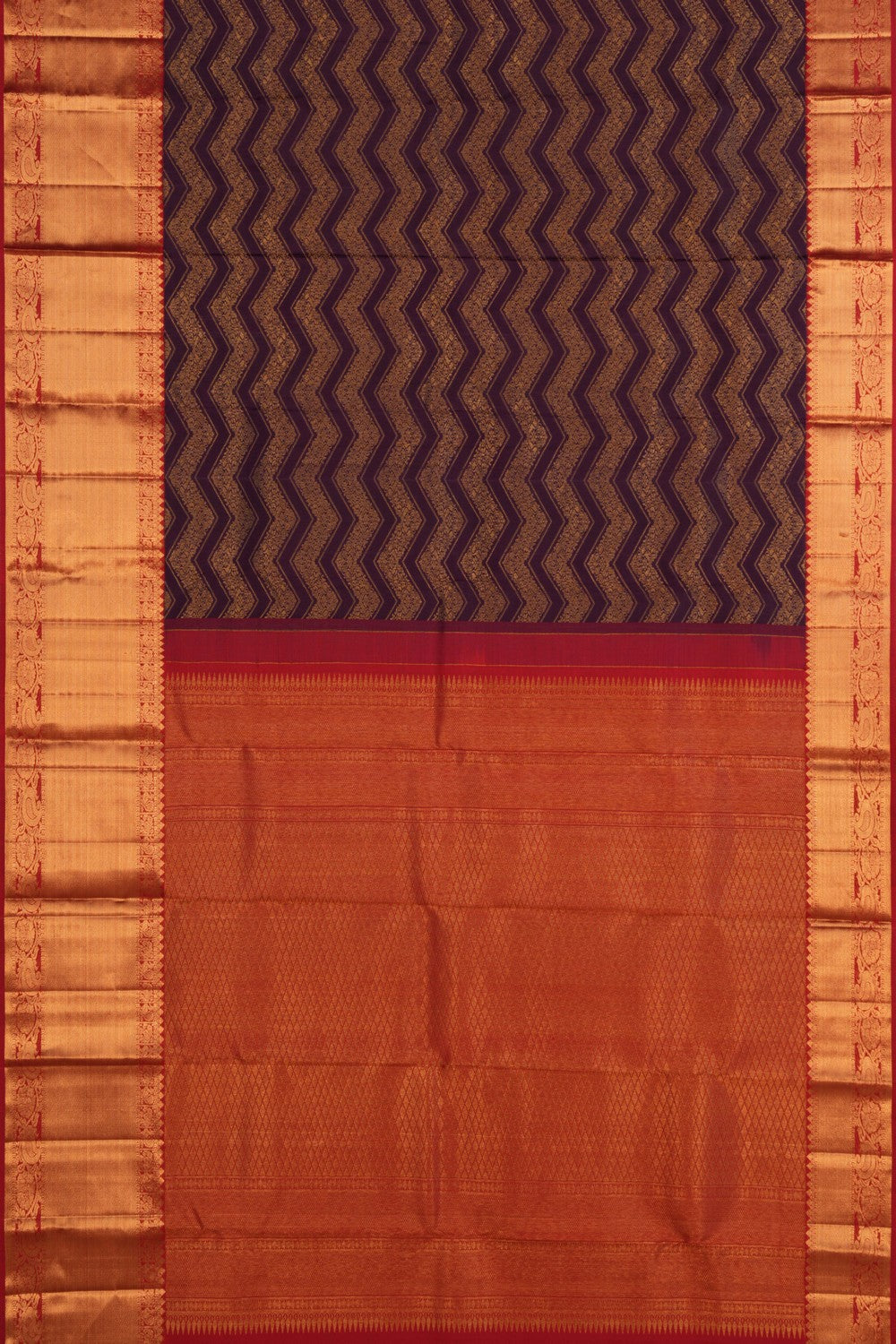 Image of Kanchipattu Violet Saree